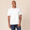 imageAmazon Essentials Mens RegularFit ShortSleeve Cotton Henley TShirt Pack of 2White