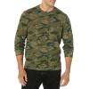 imageAmazon Essentials Mens SlimFit LongSleeve TShirtGreen Camo