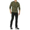 imageAmazon Essentials Mens SlimFit LongSleeve TShirtGreen Camo