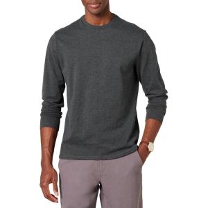 imageAmazon Essentials Mens SlimFit LongSleeve TShirtCharcoal Heather