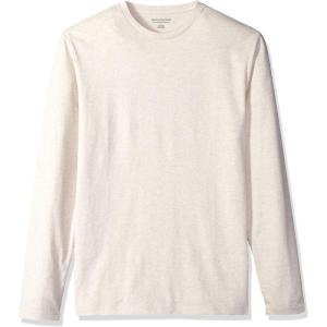 imageAmazon Essentials Mens SlimFit LongSleeve TShirtOatmeal Heather