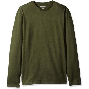 imageAmazon Essentials Mens SlimFit LongSleeve TShirtOlive Heather