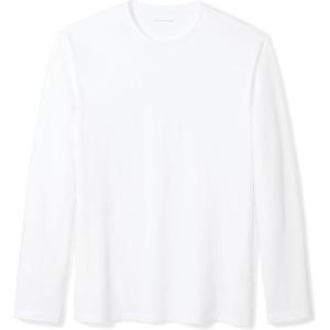 imageAmazon Essentials Mens SlimFit LongSleeve TShirtWhite