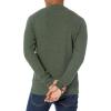 imageAmazon Essentials Long Sleeve Waffle Henley Shirts for Men SlimFitOlive Heather