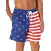 imageAmazon Essentials Mens 7quot QuickDry Swim Trunk  Discontinued ColorsStars Print