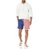 imageAmazon Essentials Mens 7quot QuickDry Swim Trunk  Discontinued ColorsStars Print