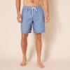 imageAmazon Essentials Mens 9quot QuickDry Swim TrunkBlue Geometric Print
