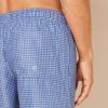 imageAmazon Essentials Mens 9quot QuickDry Swim TrunkBlue Geometric Print