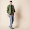 imageAmazon Essentials Mens RegularFit Crewneck TShirts LongSleeveGreen Camo
