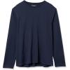 imageAmazon Essentials Mens RegularFit Crewneck TShirts LongSleeveNavy