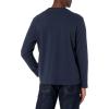 imageAmazon Essentials Mens RegularFit Crewneck TShirts LongSleeveNavy