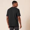 imageAmazon Essentials Mens RegularFit ShortSleeve Pique Henley Shirt Available in Big ampamp Tall Pack of 2Black