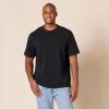 imageAmazon Essentials Mens RegularFit ShortSleeve Pique Henley Shirt Available in Big ampamp Tall Pack of 2Black