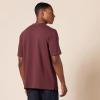 imageAmazon Essentials Mens RegularFit ShortSleeve Pique Henley Shirt Available in Big ampamp Tall Pack of 2BurgundyGrey