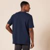 imageAmazon Essentials Mens RegularFit ShortSleeve Pique Henley Shirt Available in Big ampamp Tall Pack of 2NavyWhite