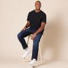 imageAmazon Essentials Mens SlimFit ShortSleeve Pique Henley Shirt Pack of 2Black