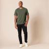 imageAmazon Essentials Mens SlimFit ShortSleeve Pique Henley Shirt Pack of 2BlackOlive