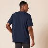 imageAmazon Essentials Mens SlimFit ShortSleeve Pique Henley Shirt Pack of 2NavyWhite