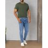 imageAmazon Essentials Mens TShirts ShortSleeve Crewneck Pocket Cotton 2PackBlackOlive