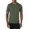 imageAmazon Essentials Mens TShirts ShortSleeve Crewneck Pocket Cotton 2PackBlackOlive