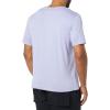 imageAmazon Essentials Mens TShirts ShortSleeve Crewneck Pocket Cotton 2PackWashed BlueLavender
