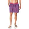imageAmazon Essentials Mens 7quot QuickDry Swim Trunk  Discontinued ColorsDark Blue Red Vintage Floral