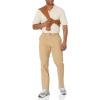 imageAmazon Essentials Mens ClassicFit Casual Stretch Chino PantMushroom Brown