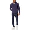 imageAmazon Essentials Mens Fleece Jacket 14 Zipper PulloverNavy