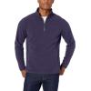 imageAmazon Essentials Mens Fleece Jacket 14 Zipper PulloverNavy