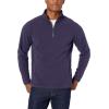 imageAmazon Essentials Mens Fleece Jacket 14 Zipper PulloverNavy