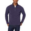 imageAmazon Essentials Mens Fleece Jacket 14 Zipper PulloverNavy