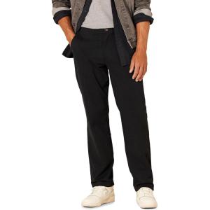 imageAmazon Essentials Mens ClassicFit Casual Stretch Chino PantBlack