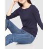 imageAmazon Essentials Womens SlimFit 34 Sleeve Boat Neck TShirtNavy