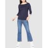 imageAmazon Essentials Womens SlimFit 34 Sleeve Boat Neck TShirtNavy