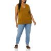 imageAmazon Essentials Womens Ultra Soft Sweater Vest Previously Daily RitualBrown