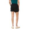 imageAmazon Essentials Womens MidRise SlimFit 5 Inch Inseam Khaki Short Available in Straight and Curvy FitsBlack