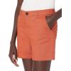 imageAmazon Essentials Womens MidRise SlimFit 5 Inch Inseam Khaki Short Available in Straight and Curvy FitsBrick Red