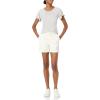 imageAmazon Essentials Womens MidRise SlimFit 5 Inch Inseam Khaki Short Available in Straight and Curvy FitsCream