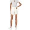 imageAmazon Essentials Womens MidRise SlimFit 5 Inch Inseam Khaki Short Available in Straight and Curvy FitsCream