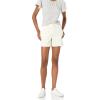 imageAmazon Essentials Womens MidRise SlimFit 5 Inch Inseam Khaki Short Available in Straight and Curvy FitsCream