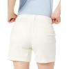 imageAmazon Essentials Womens MidRise SlimFit 5 Inch Inseam Khaki Short Available in Straight and Curvy FitsCream