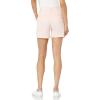 imageAmazon Essentials Womens MidRise SlimFit 5 Inch Inseam Khaki Short Available in Straight and Curvy FitsDusty Pink