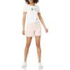 imageAmazon Essentials Womens MidRise SlimFit 5 Inch Inseam Khaki Short Available in Straight and Curvy FitsDusty Pink
