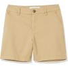 imageAmazon Essentials Womens MidRise SlimFit 5 Inch Inseam Khaki Short Available in Straight and Curvy FitsKhaki Brown