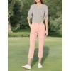 imageAmazon Essentials Womens MidRise SlimFit Cropped Tapered Leg Khaki Pant Available in Plus SizeCoral Pink