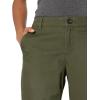 imageAmazon Essentials Womens MidRise SlimFit Cropped Tapered Leg Khaki Pant Available in Plus SizeDark Olive