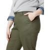 imageAmazon Essentials Womens MidRise SlimFit Cropped Tapered Leg Khaki Pant Available in Plus SizeDark Olive