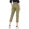 imageAmazon Essentials Womens MidRise SlimFit Cropped Tapered Leg Khaki Pant Available in Plus SizeWashed Olive