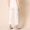 imageAmazon Essentials Womens HighRise SlimFit AnkleLength WideLeg Khaki PantEggshell White
