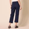 imageAmazon Essentials Womens HighRise SlimFit AnkleLength WideLeg Khaki PantNavy